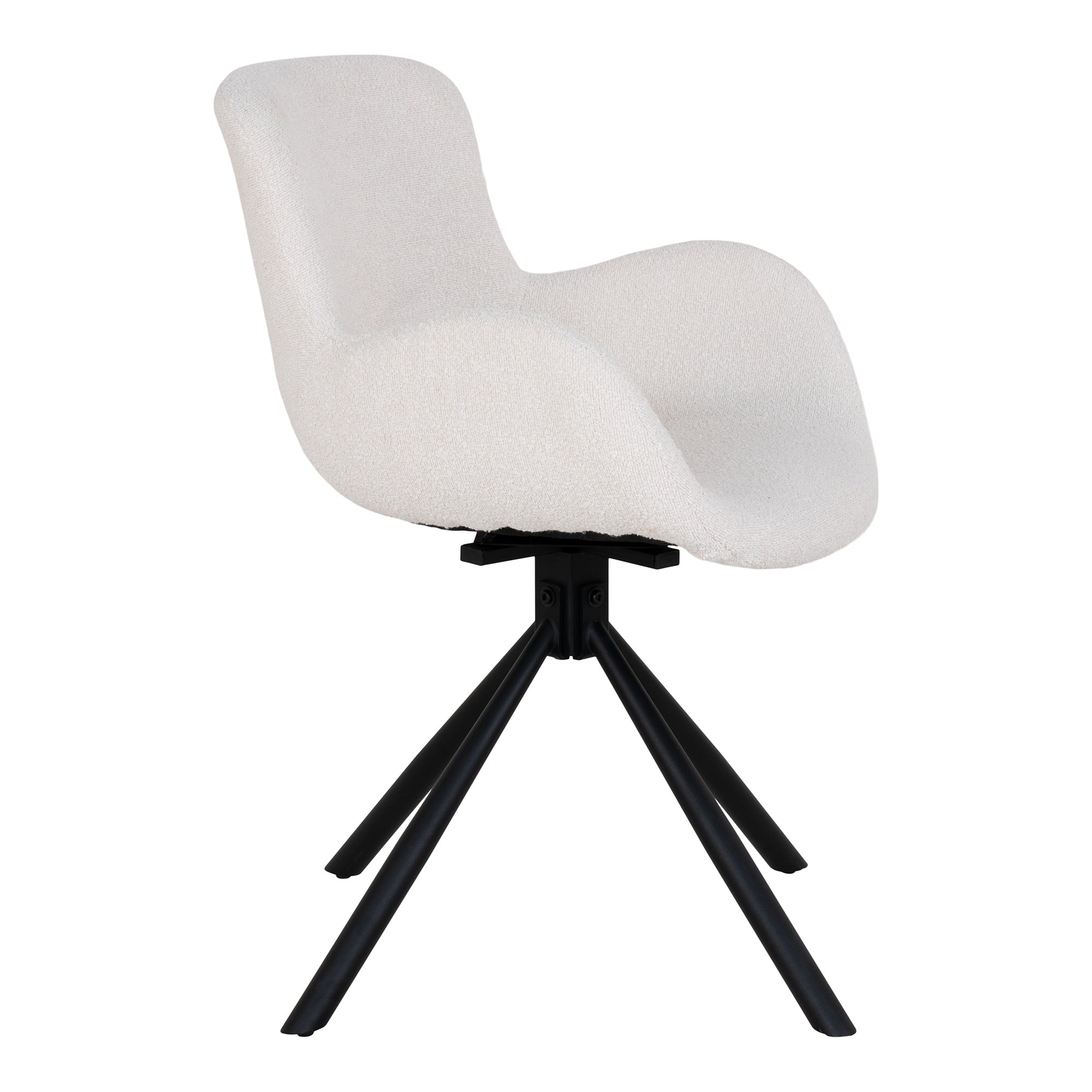 AMORIM SPISEBORDSSTOL OFF WHITE - DREJEFUNKTION