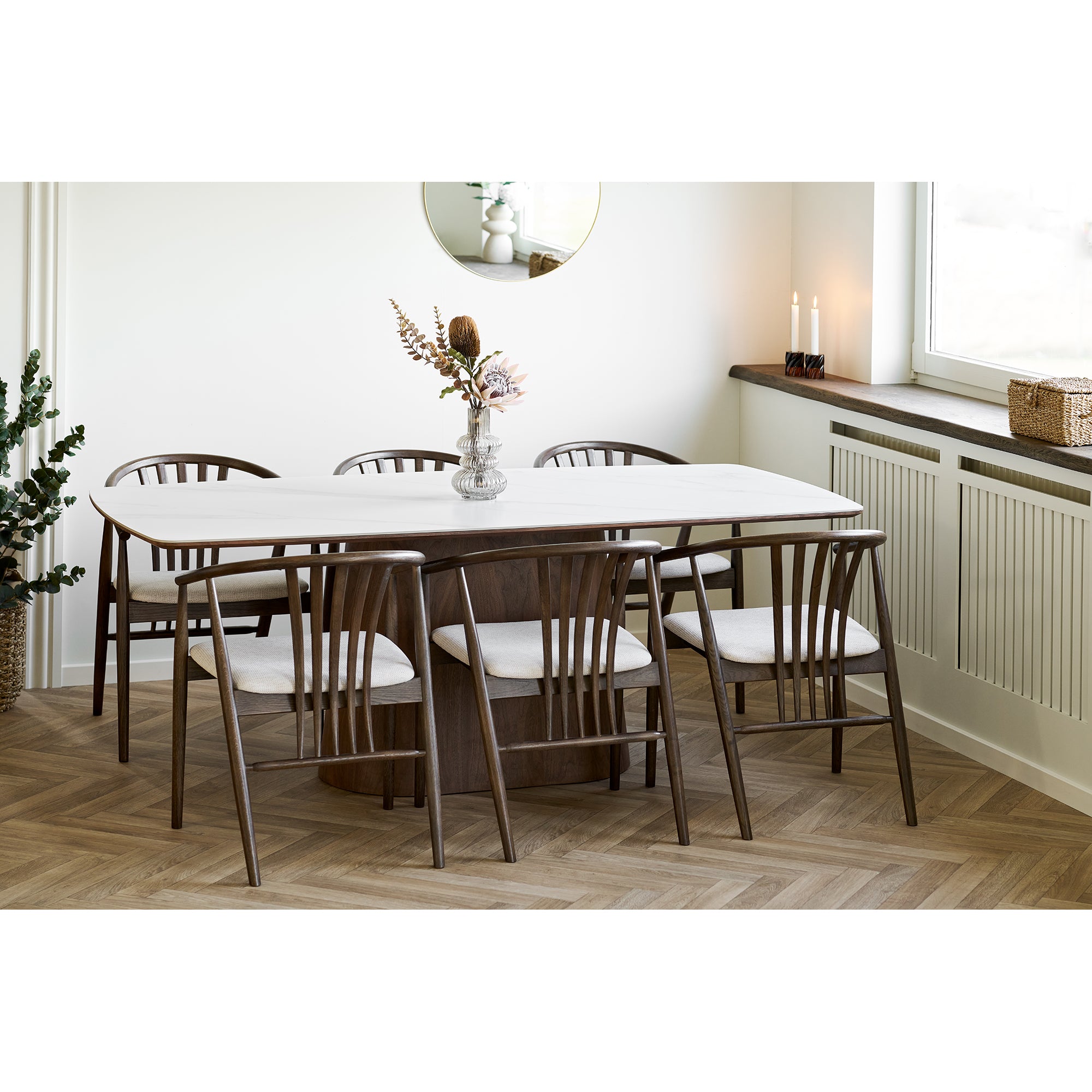 Libre spisebordsstol - sort/sand