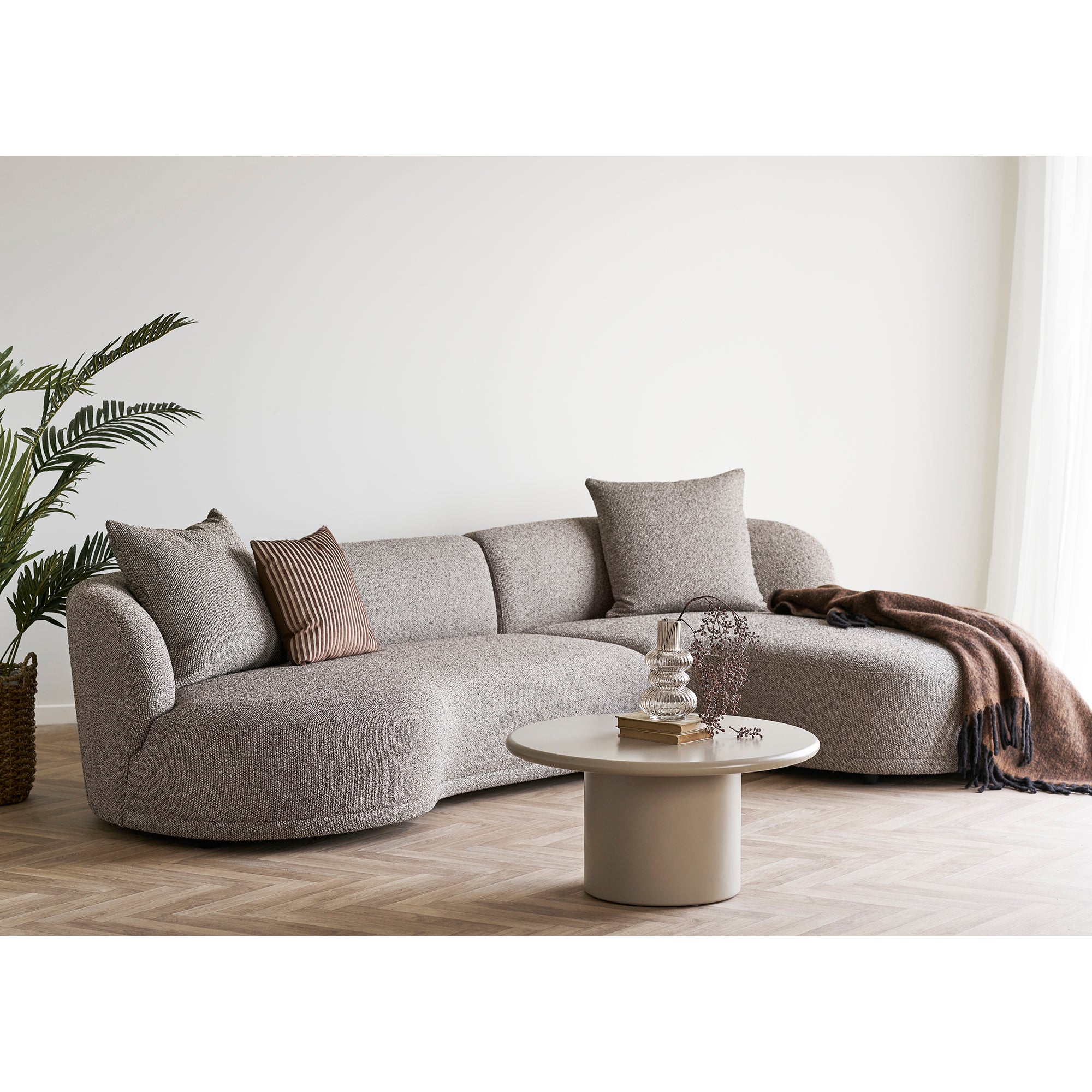 Kingston lounge sofa - brun