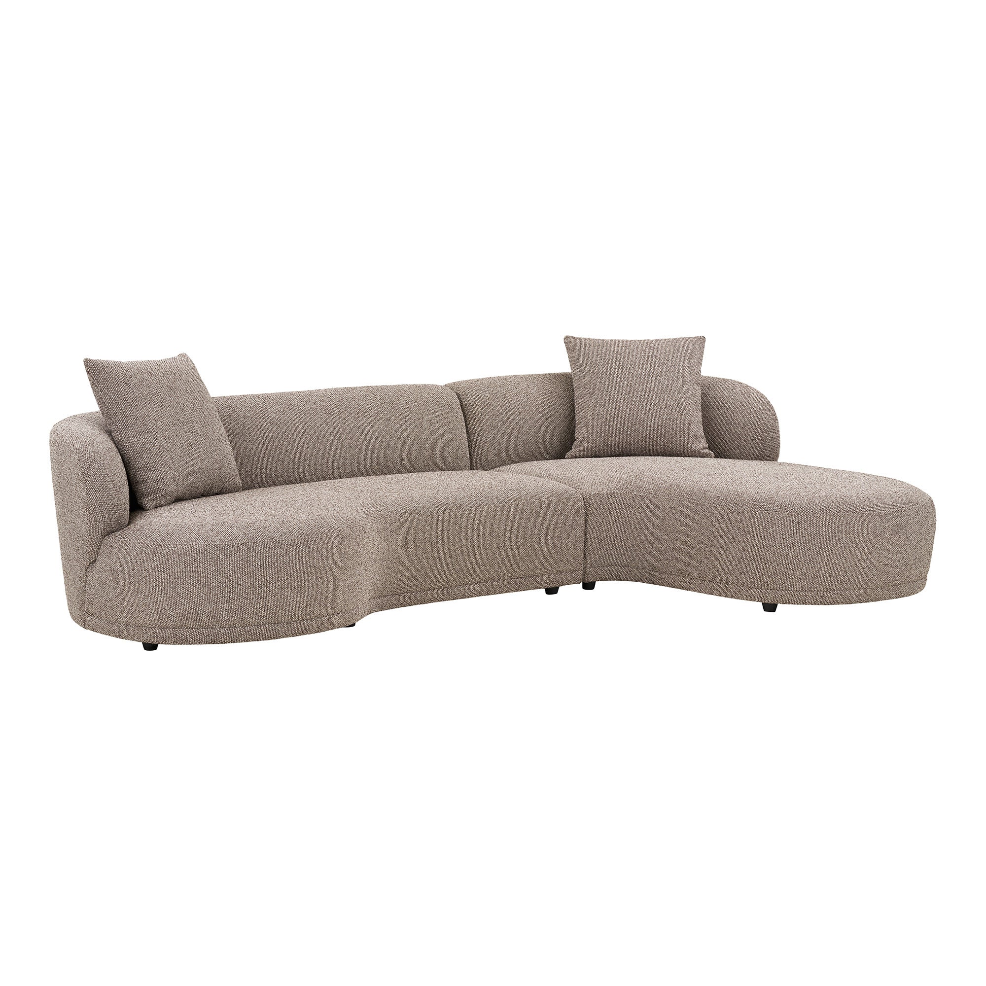 Kingston lounge sofa - brun