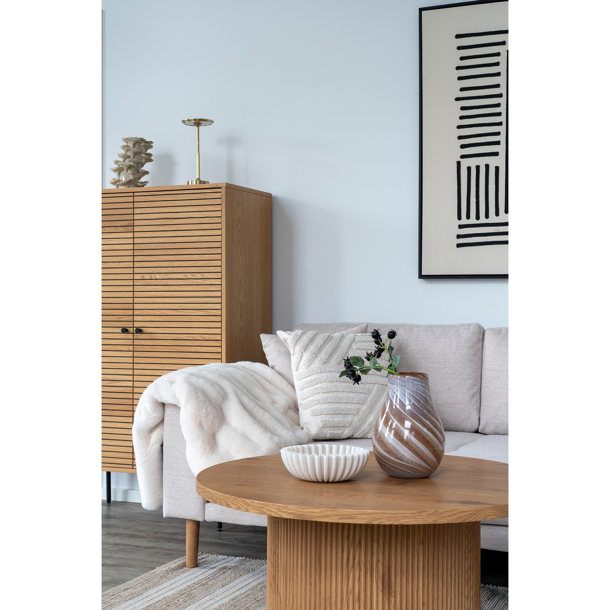 Heimdal table lamp - brass look