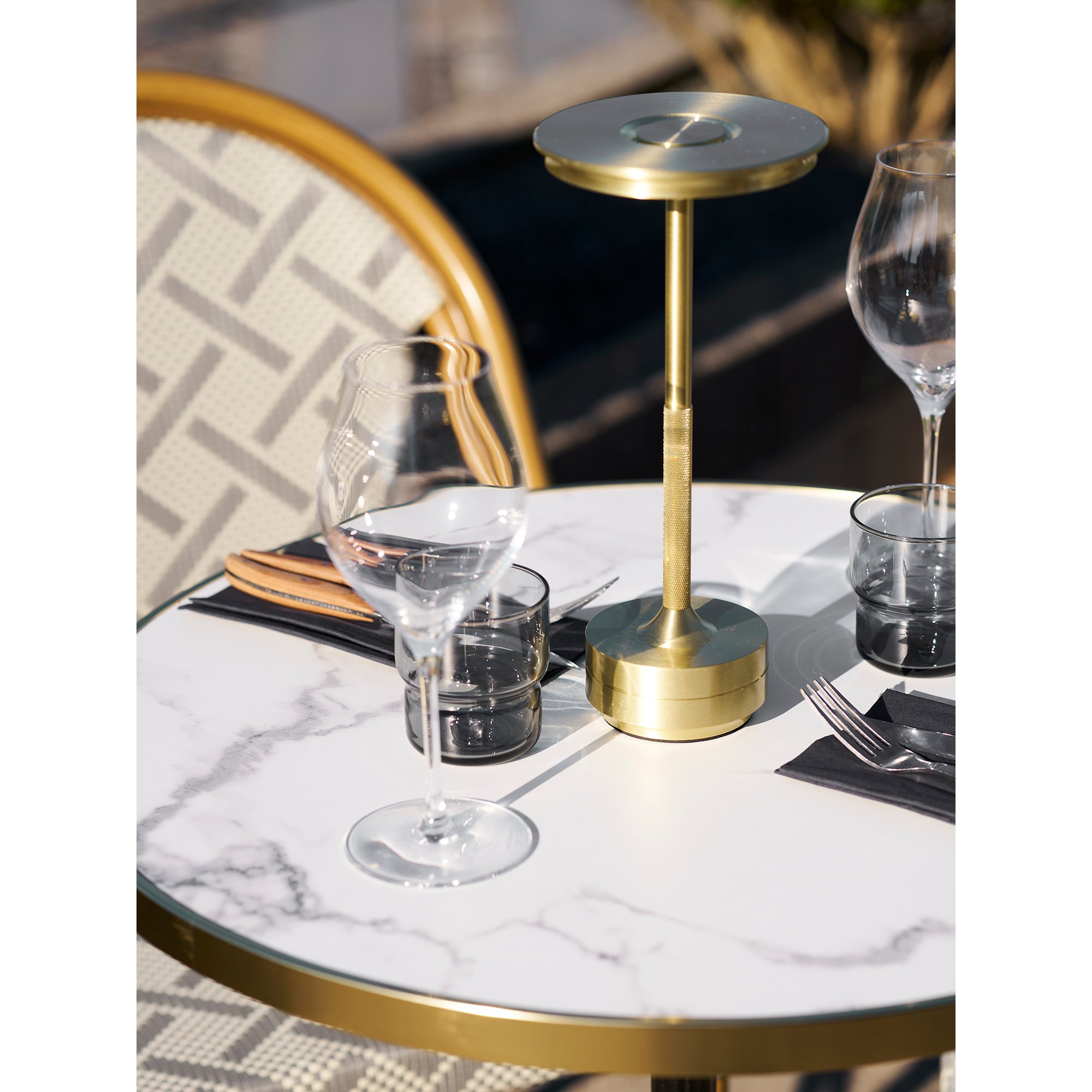 Heimdal table lamp - brass look