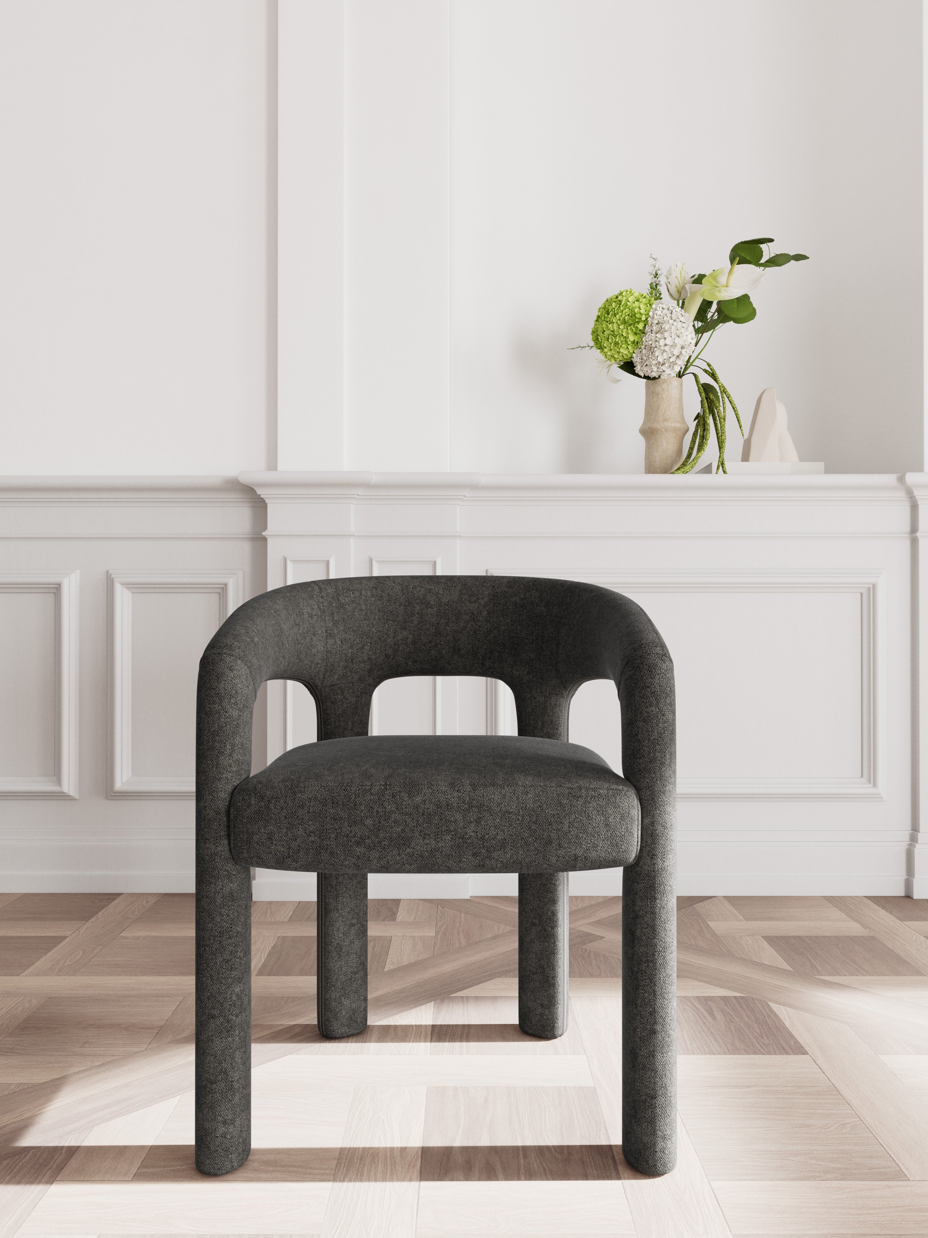 Wrexham spisebordsstol - mørkegrå