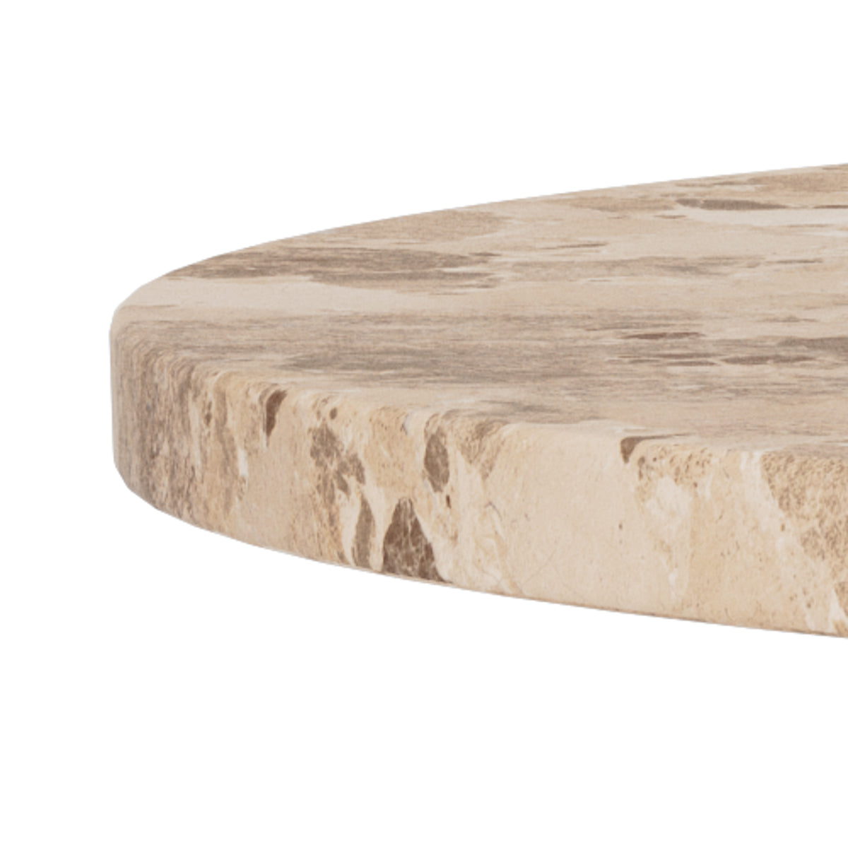 Breda marmor sofabord - latte - 80 x 80 x 42 cm