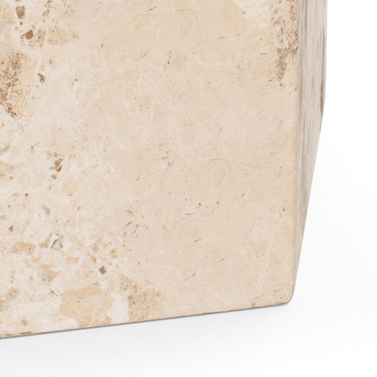 Breda marmor sofabord - latte - 80 x 80 x 42 cm
