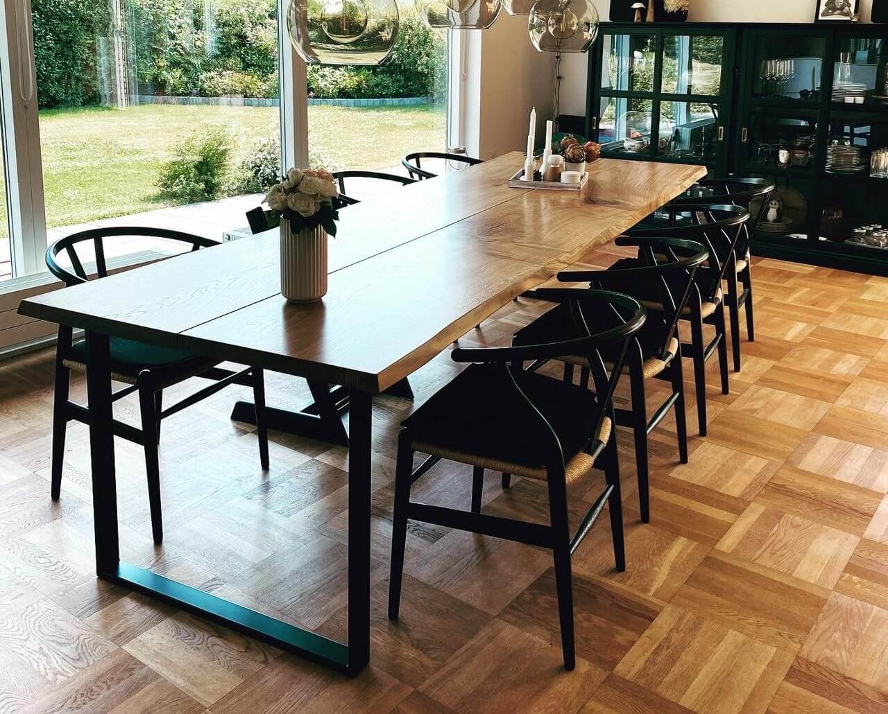 Naturolieret plankebord 4cm i hyggelig stue