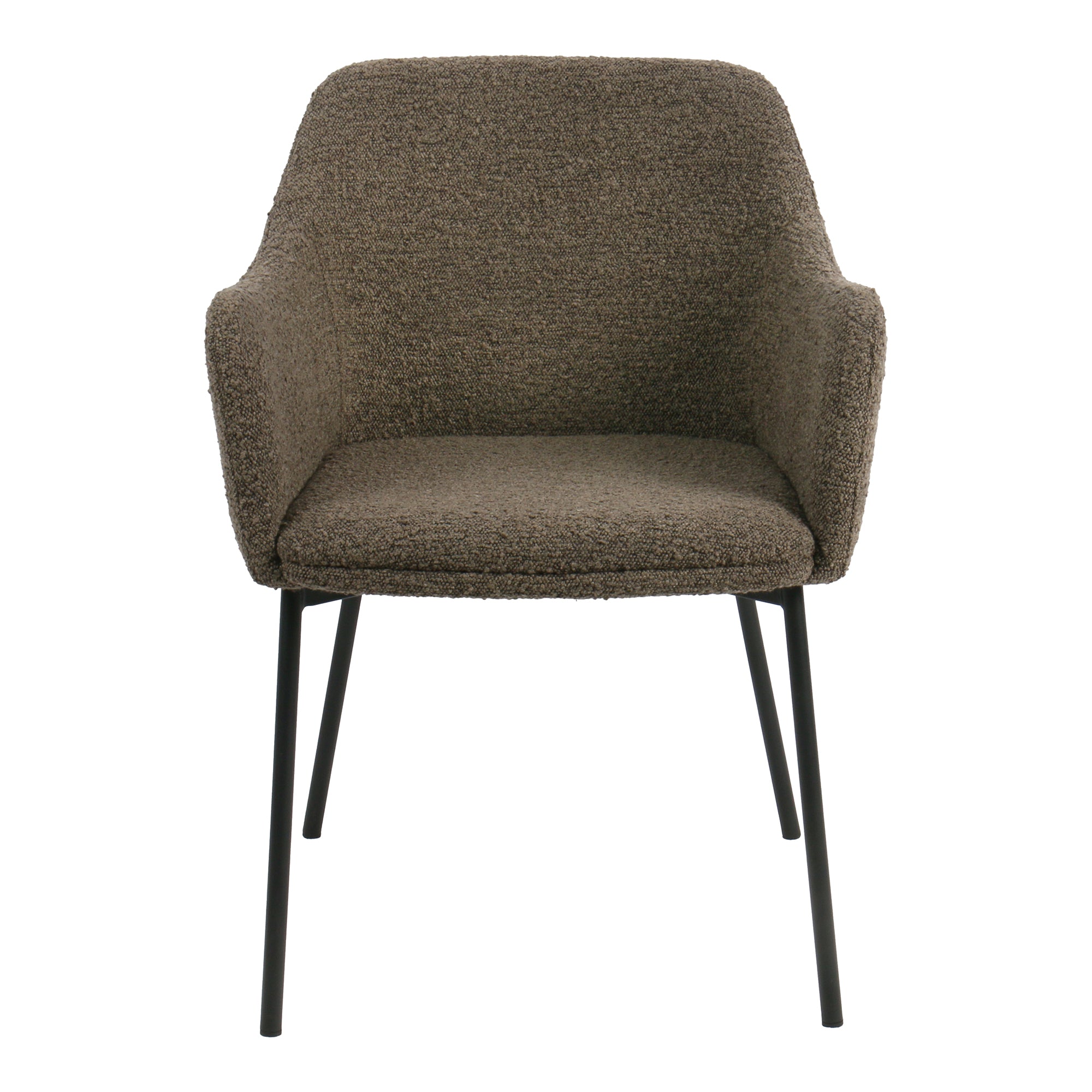 KAVRE SPISEBORDSSTOL - BRUN BOUCLÉ