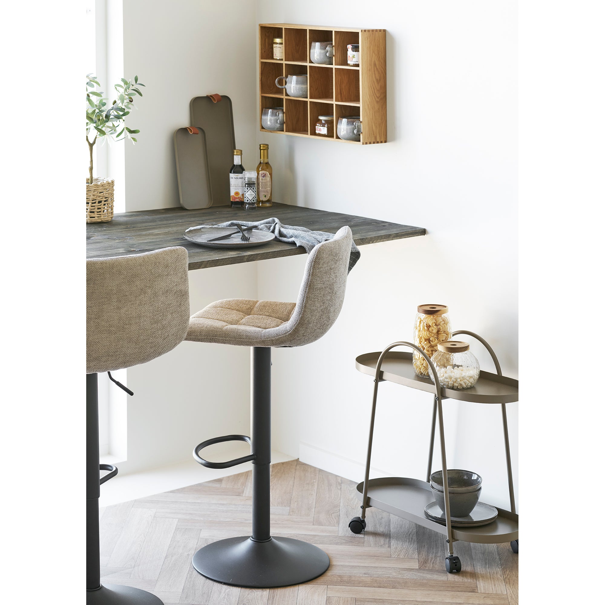 Sansas barstol - grå