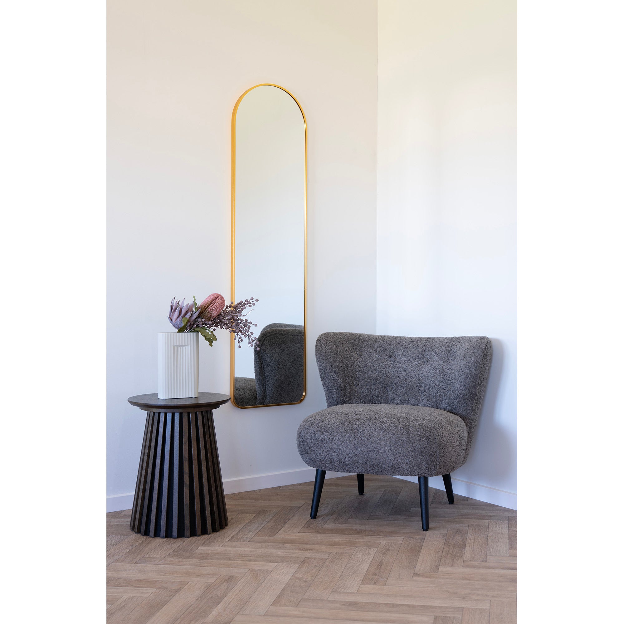 Covelo Loungestol - Brun bouclé