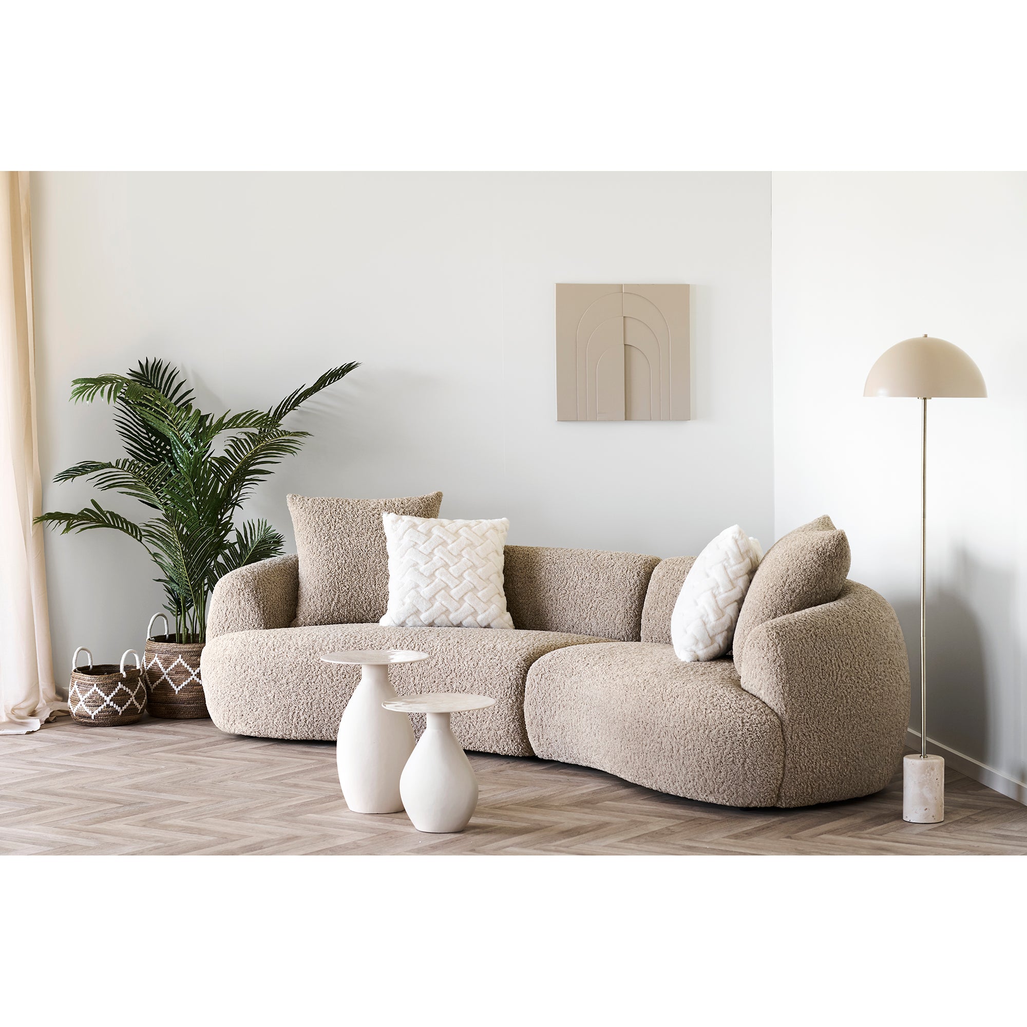 Dali sofa- Lysebrun