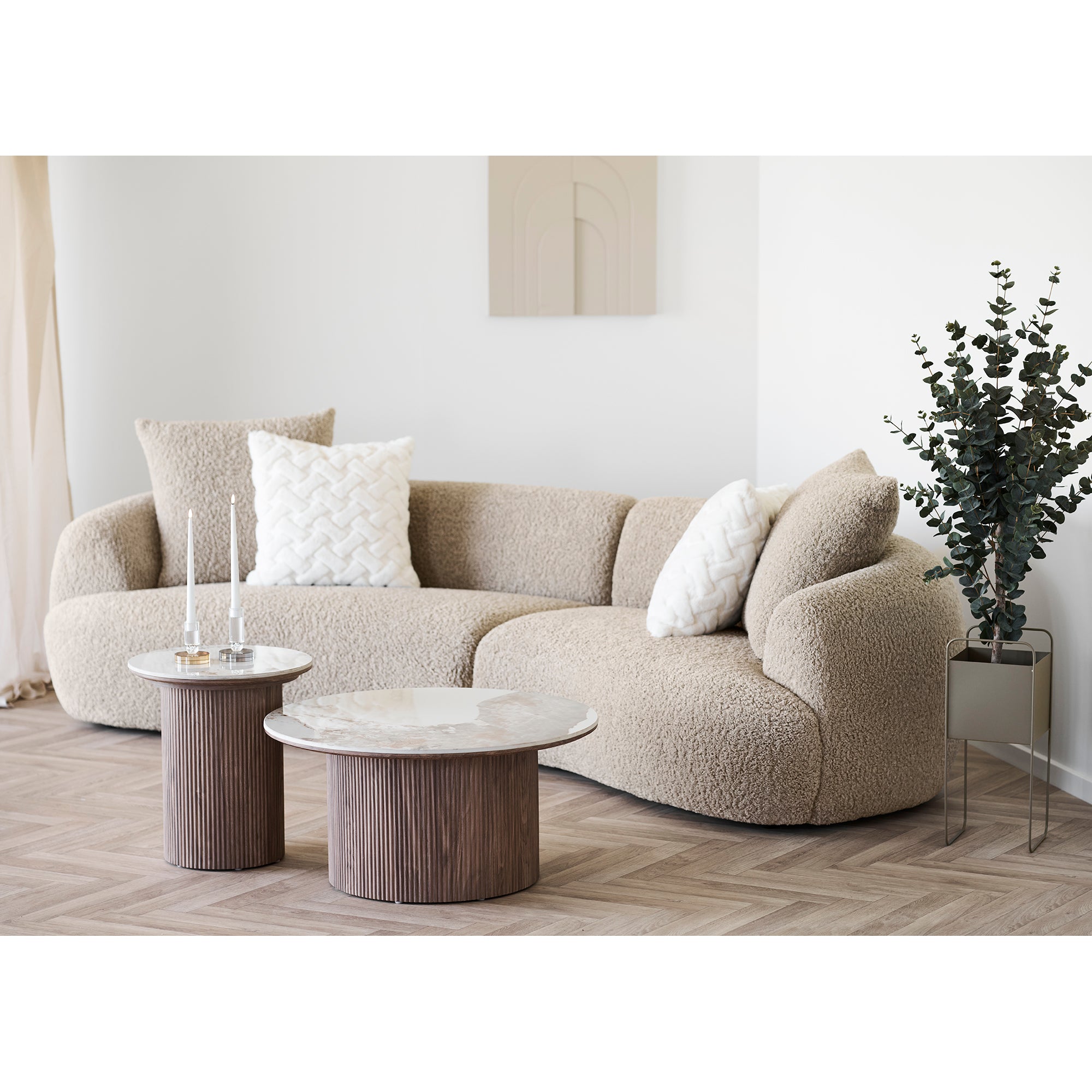 Dali sofa- Lysebrun