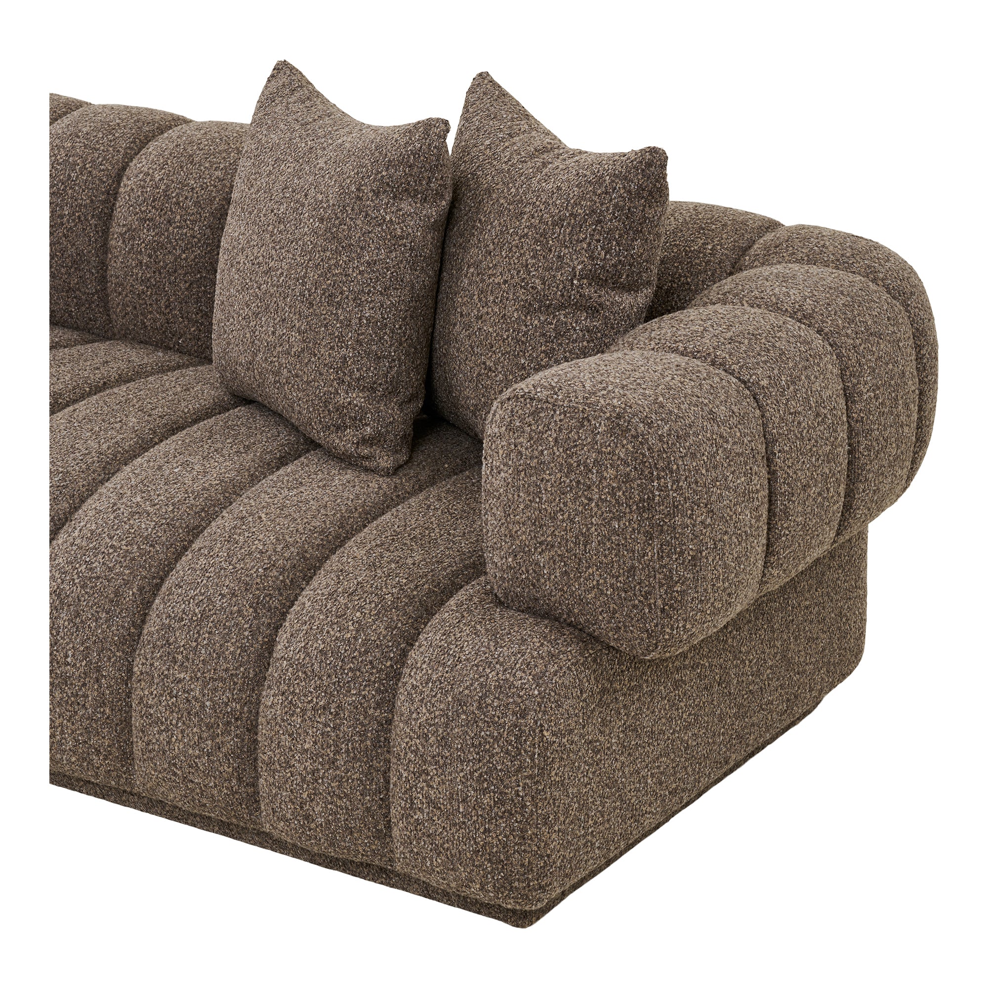 Cholet sofa venstrevendt chaiselong - brun