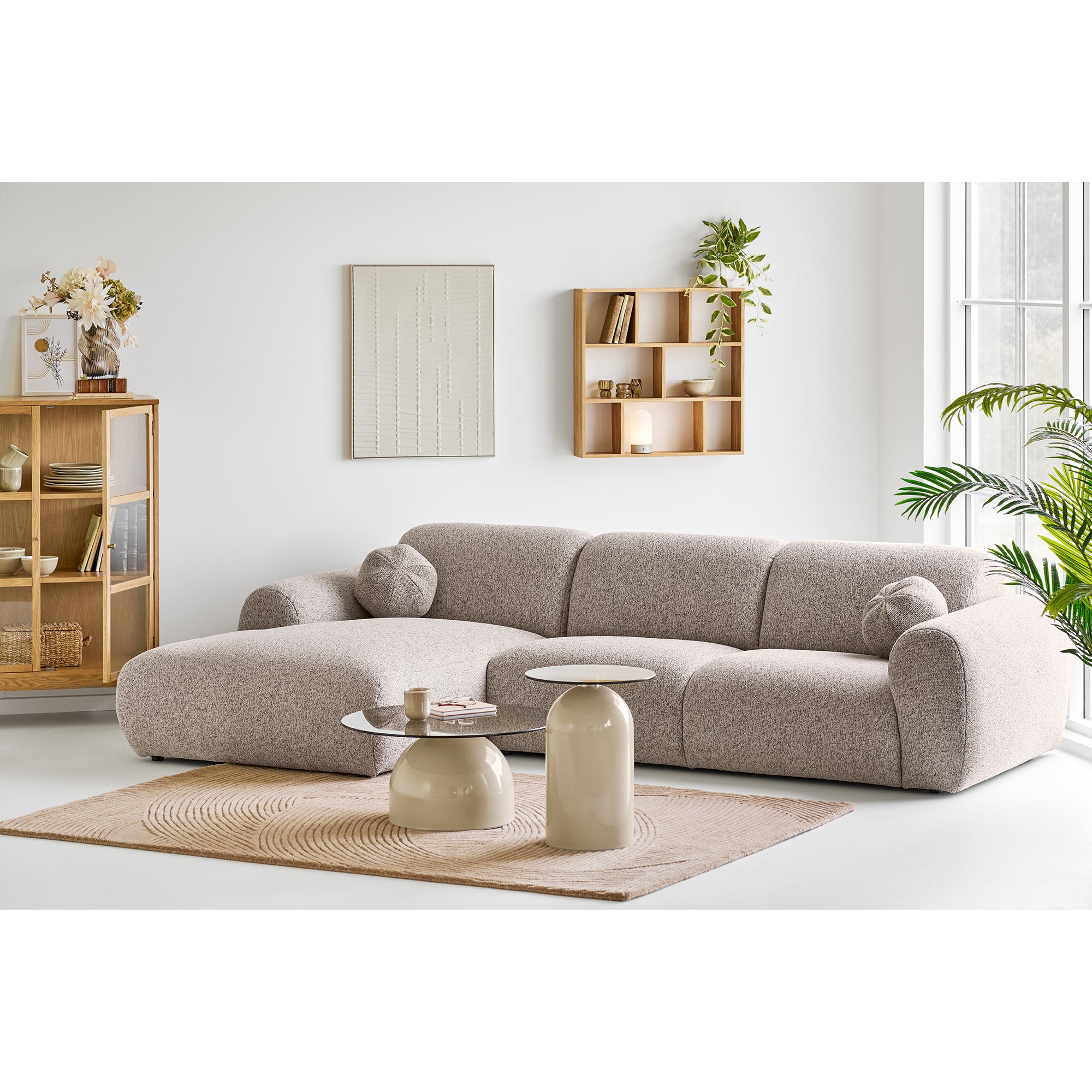 Luna loungesofa venstrevendt chaiselong