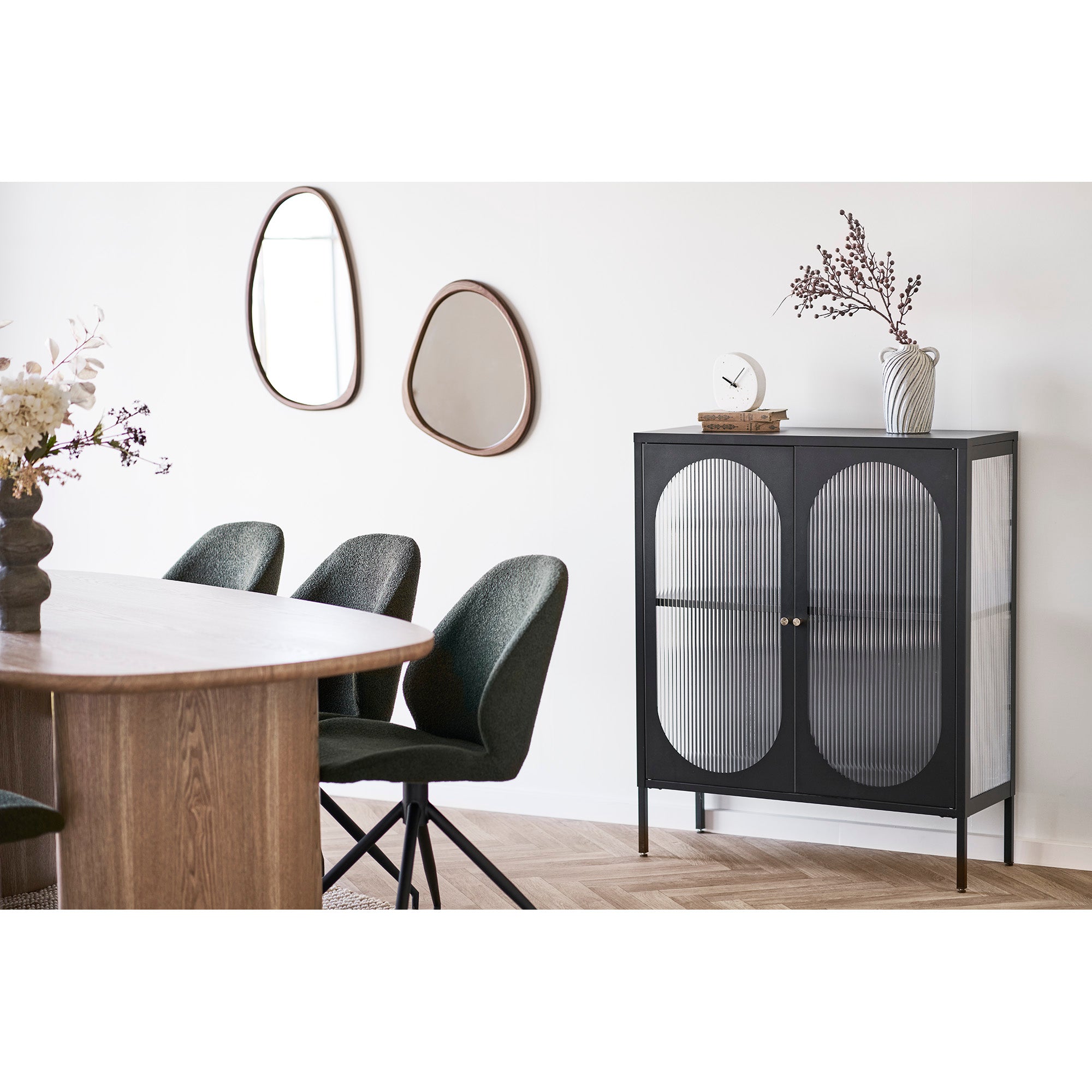 Granada mirror - wood look