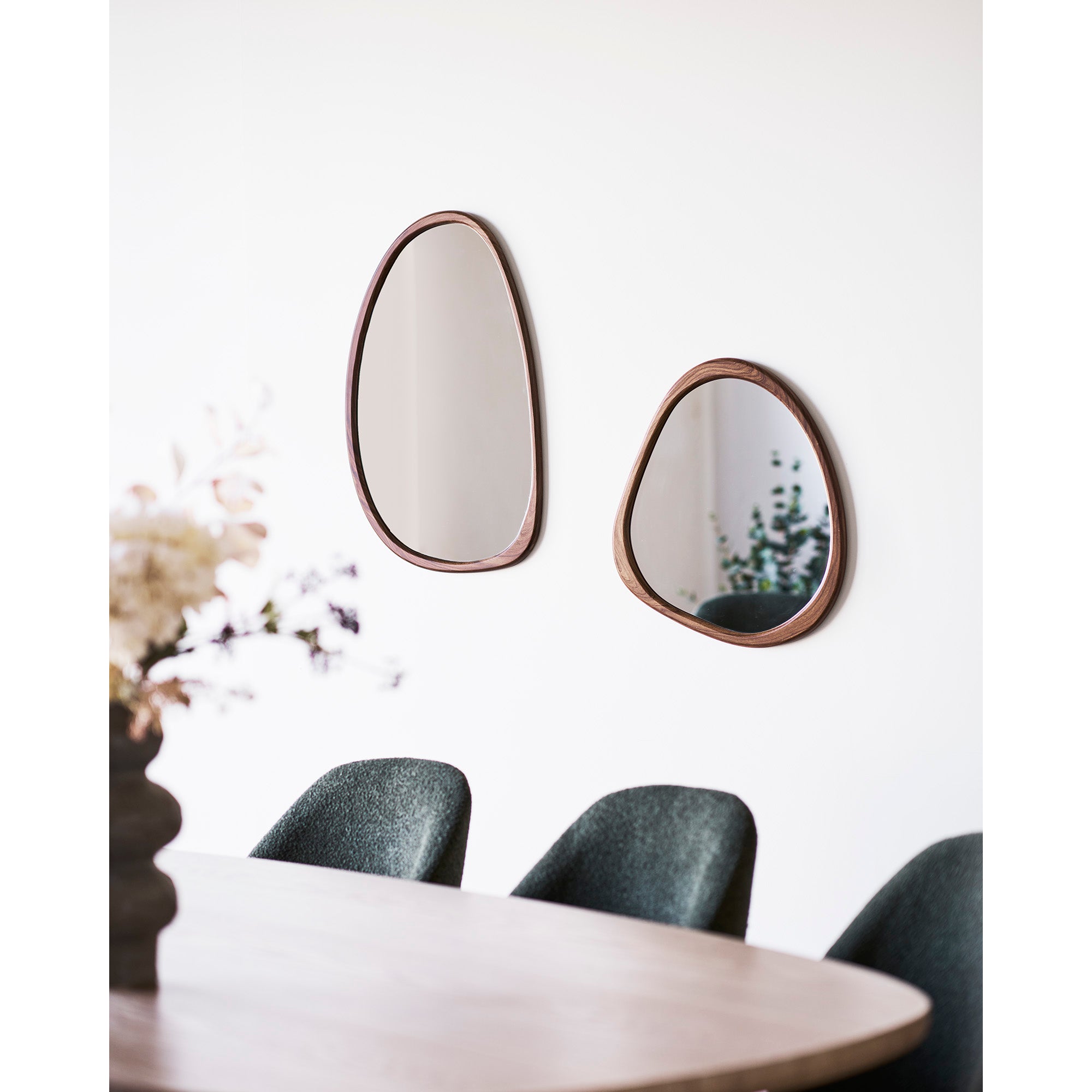 Burgos Mirror - Wood Look