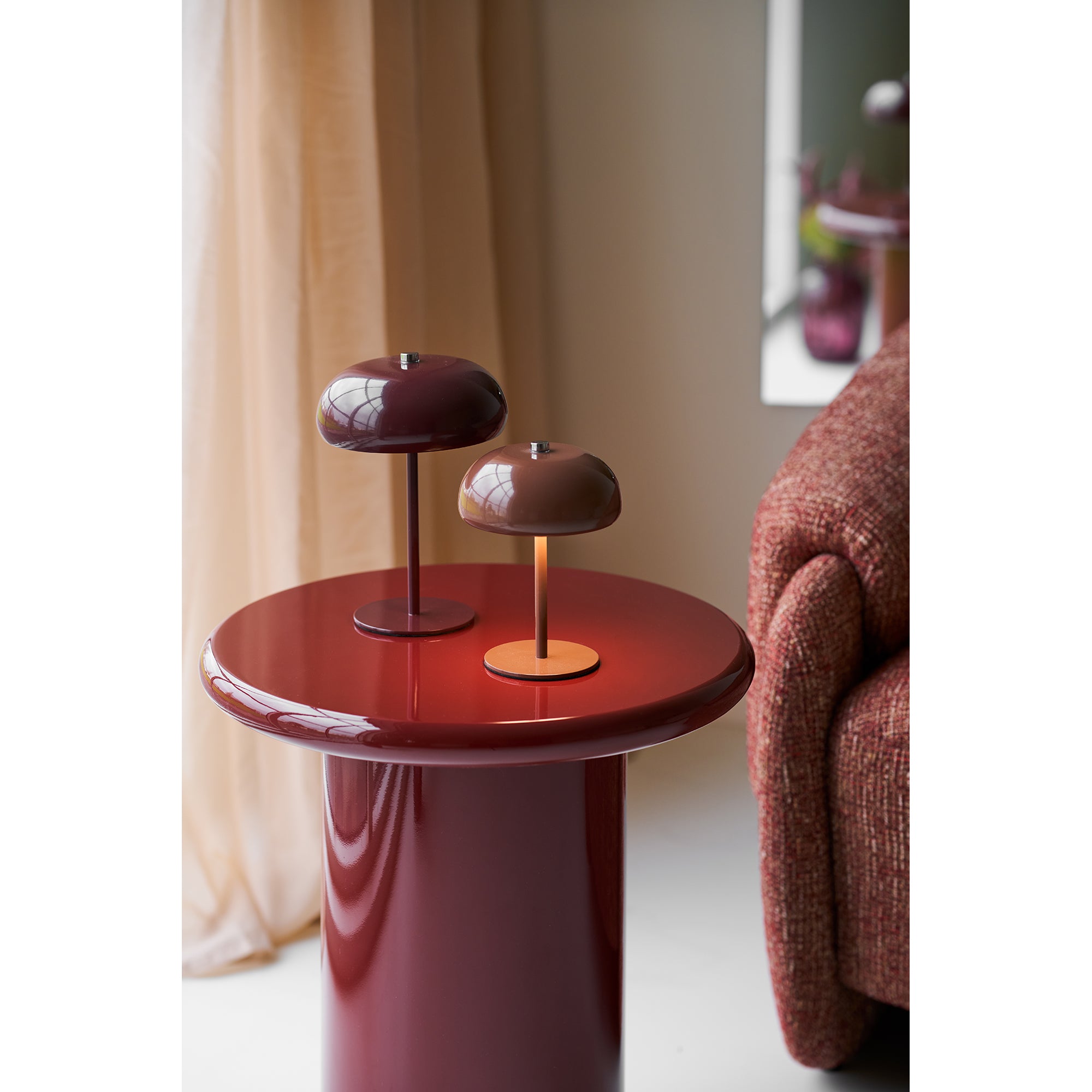 Bergen bordlampe - brun