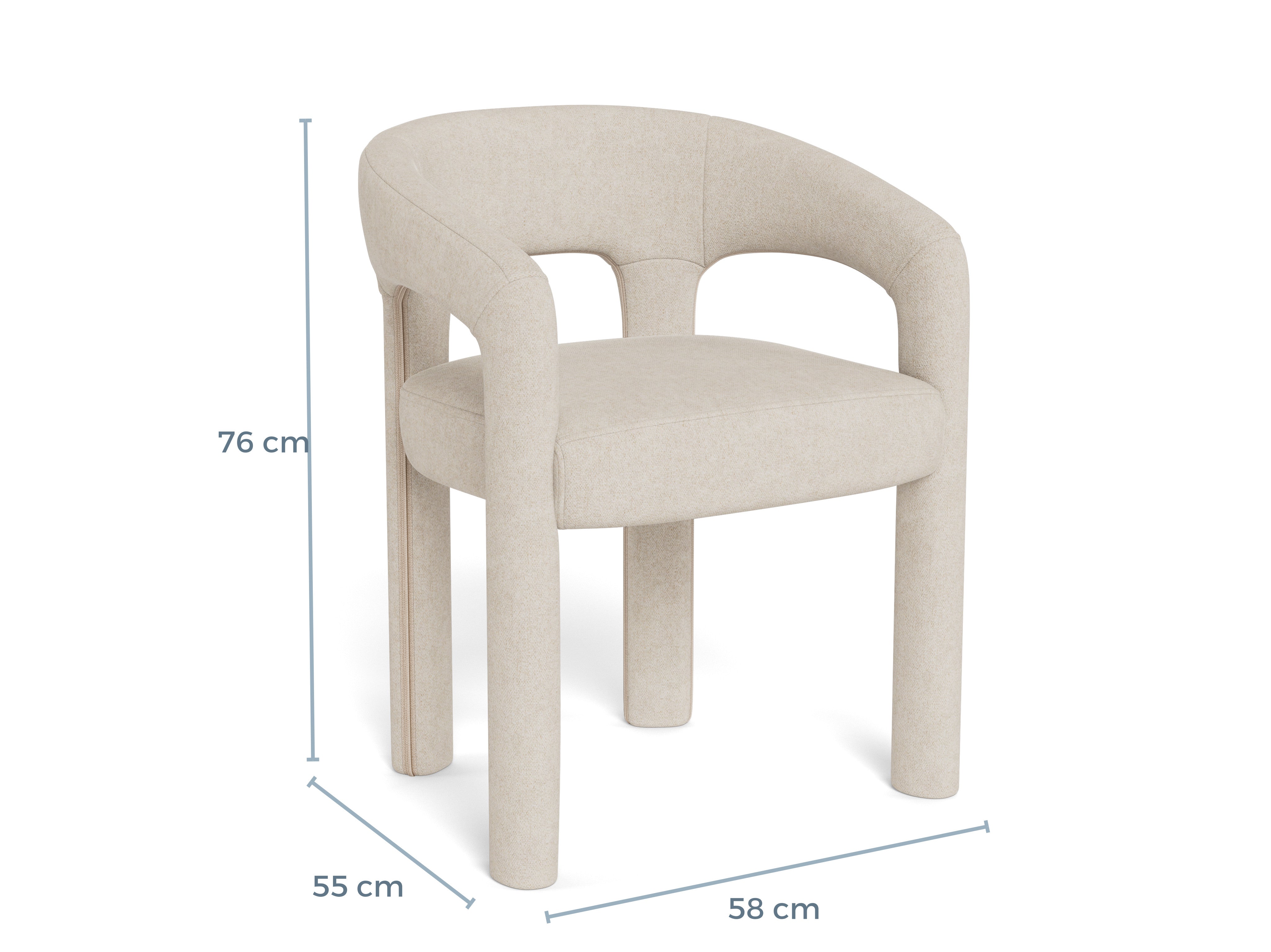 Wrexham dining chair - beige