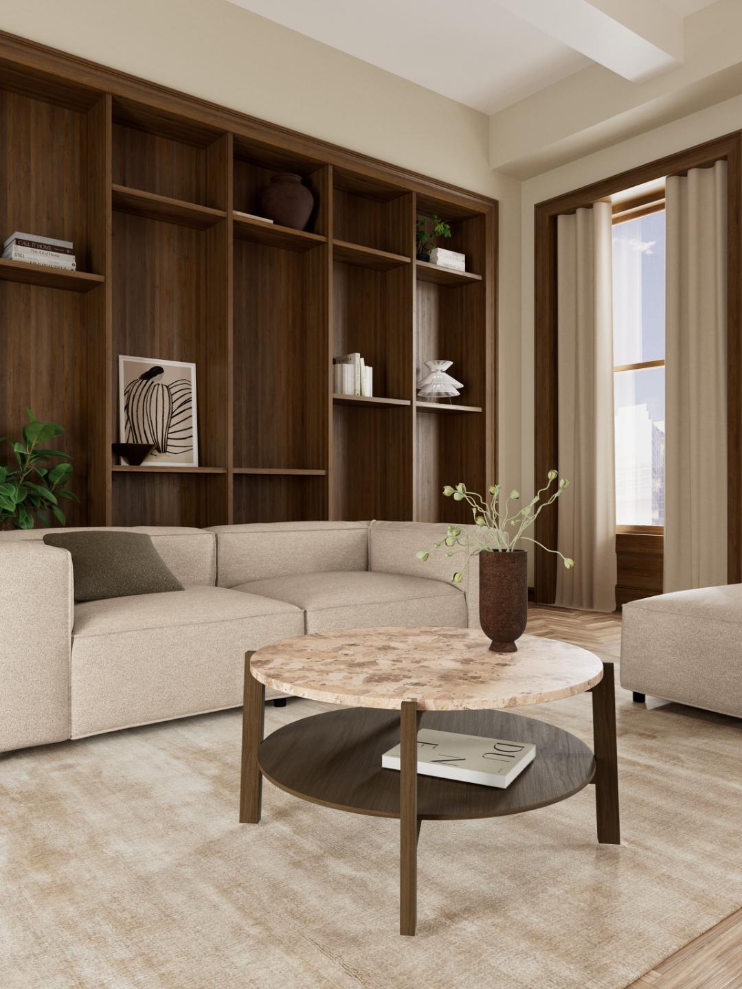 Dorsett Sofabord - 80 x 80 x 40 cm