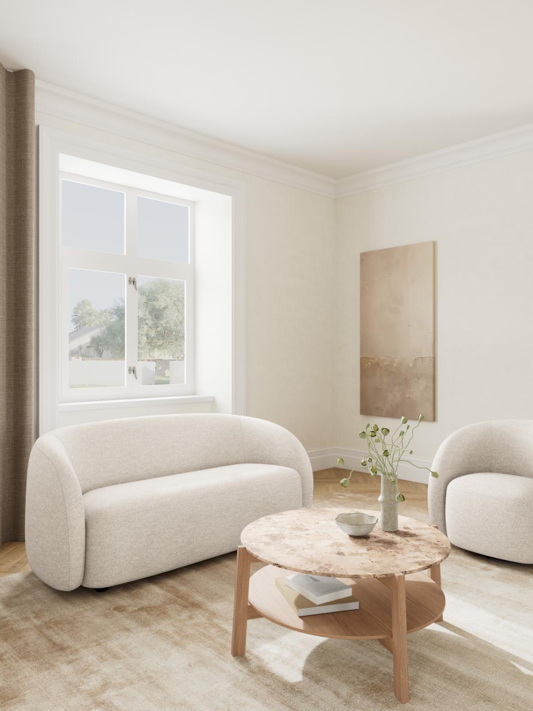 Dorsett Sofabord - 80 x 80 x 40 cm